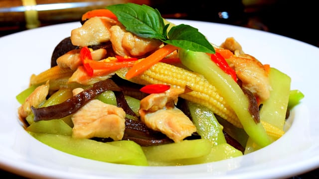 Chayote Chicken.