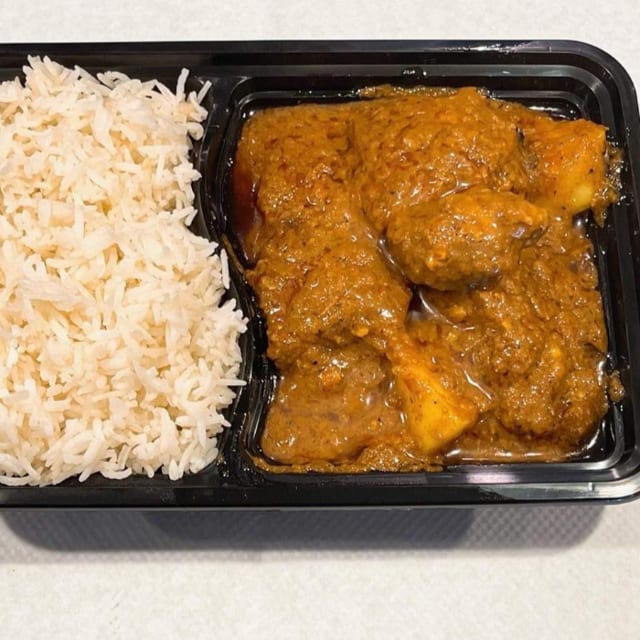 Beef Curry With Rice.